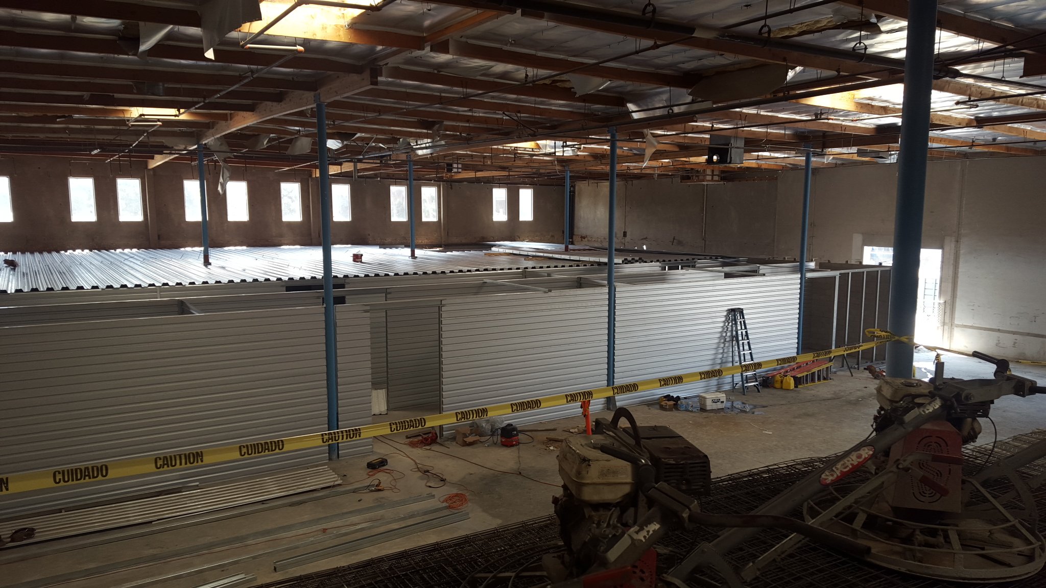 warehouse to self-storage conversion