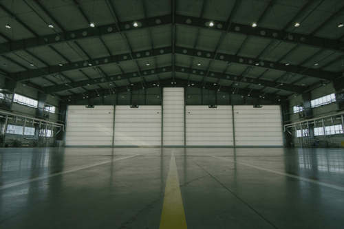 Large PEMB warehouse with open space