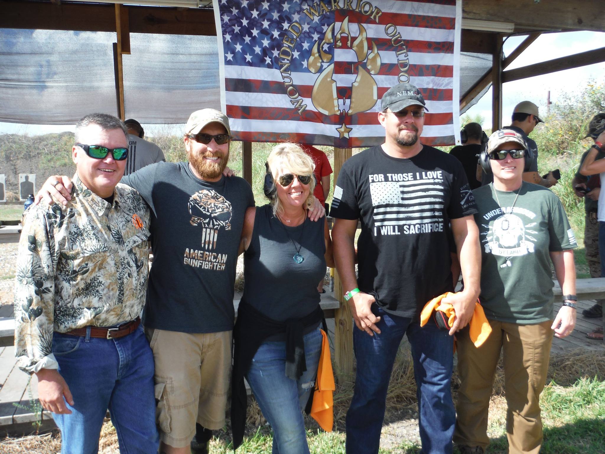 Ron and the Wounded Warrior Outdoors Team