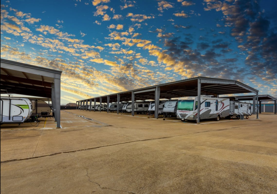RV Canopy Dusk