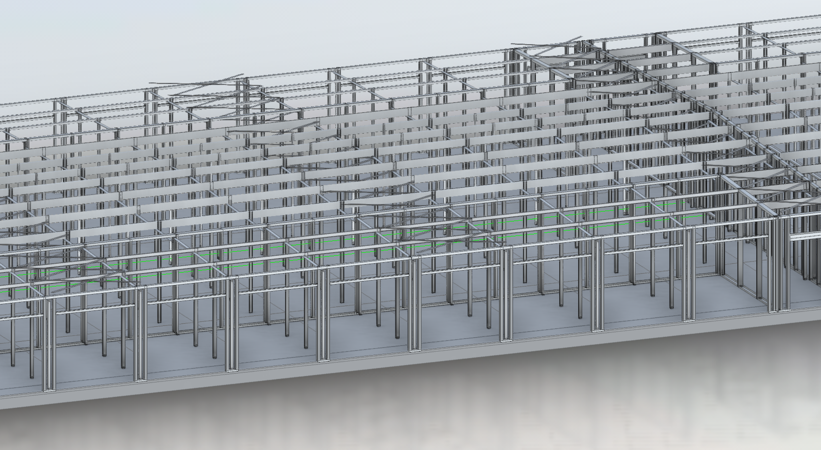 3D models of partition walls