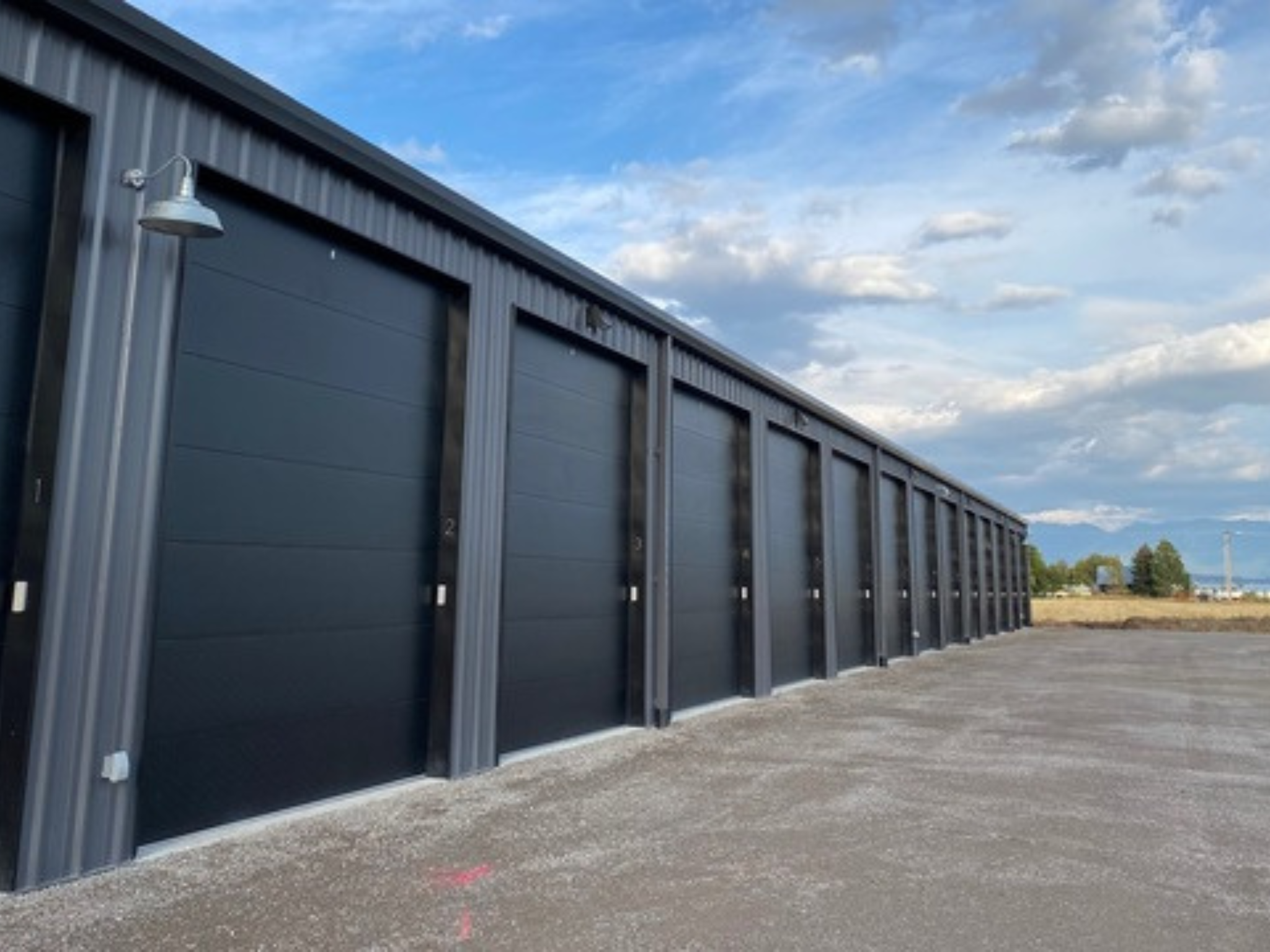 Completed boat and RV storage project 1